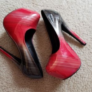 Red hot with a splash of black and gray